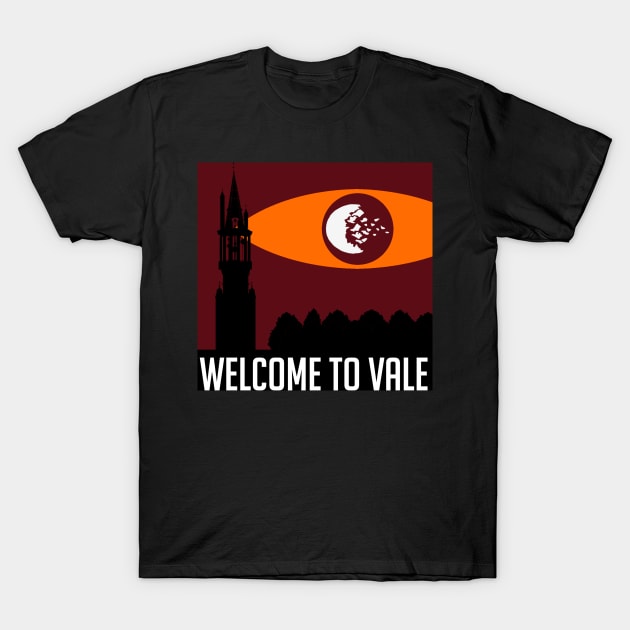 Welcome To Vale Logo T-Shirt by TheRoosterTeam